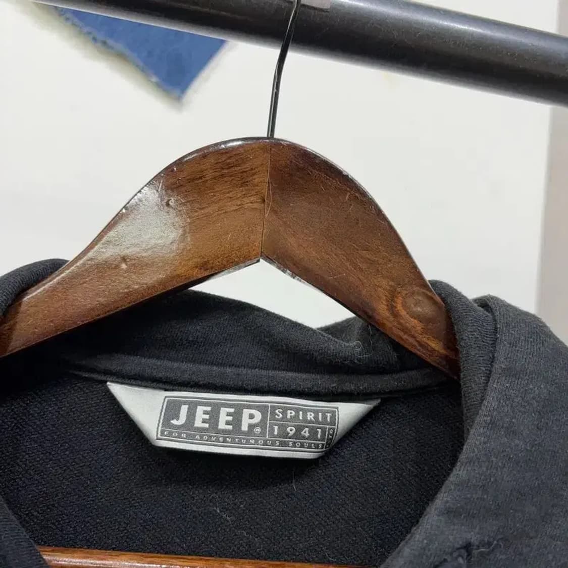 (100) 지프 스트릿 캐주얼 와펜 자수 아노락 후드티 상품이미지2