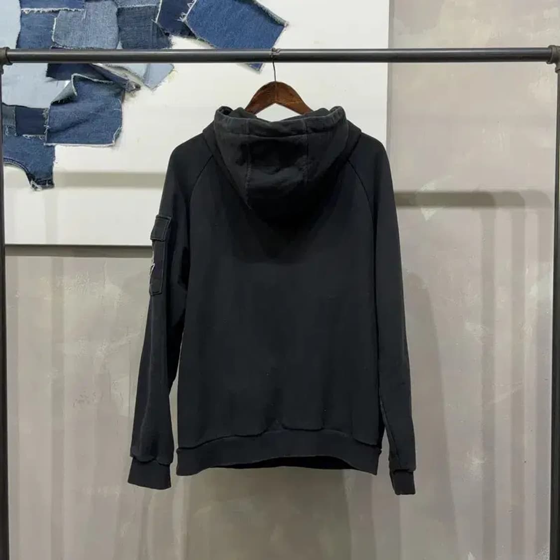 (100) 지프 스트릿 캐주얼 와펜 자수 아노락 후드티 상품이미지4