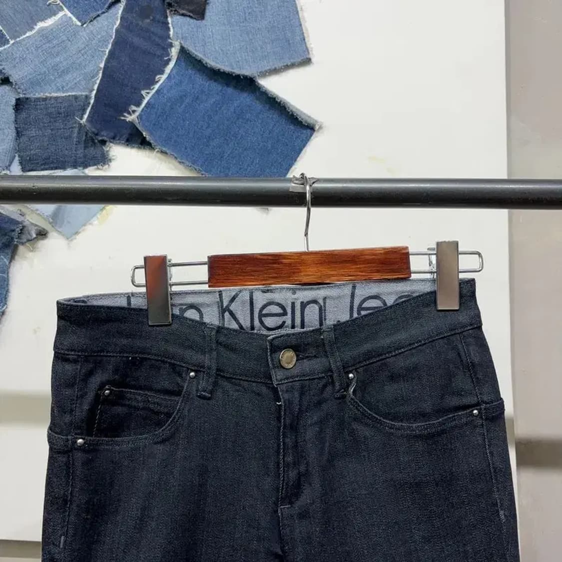 (27인치) 캘빈클라인 CK 여성 스키니 스판 진청바지 데님팬츠 상품이미지2