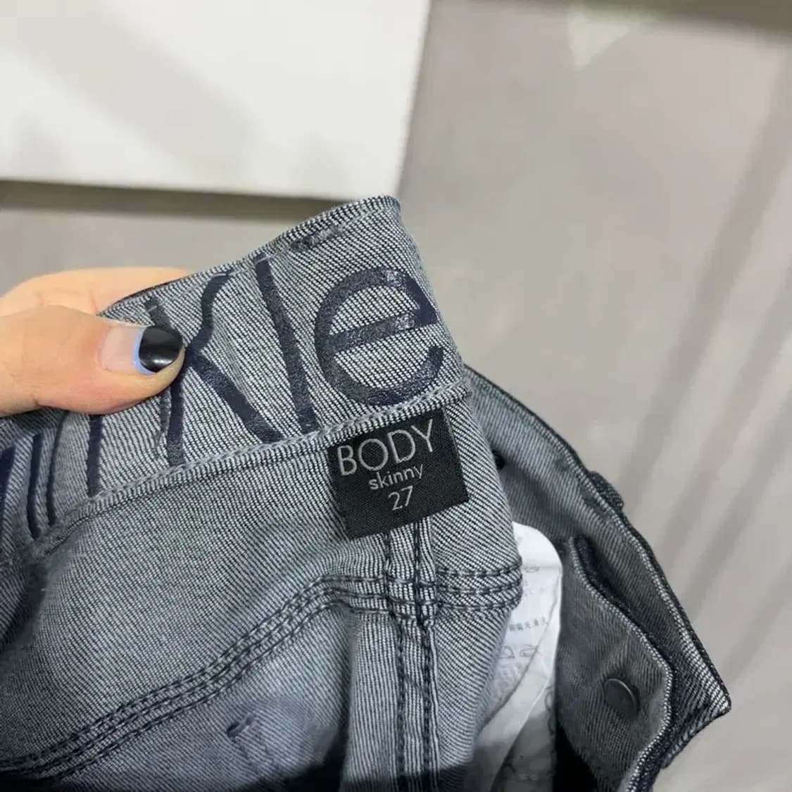 (27인치) 캘빈클라인 CK 여성 스키니 스판 진청바지 데님팬츠 상품이미지5