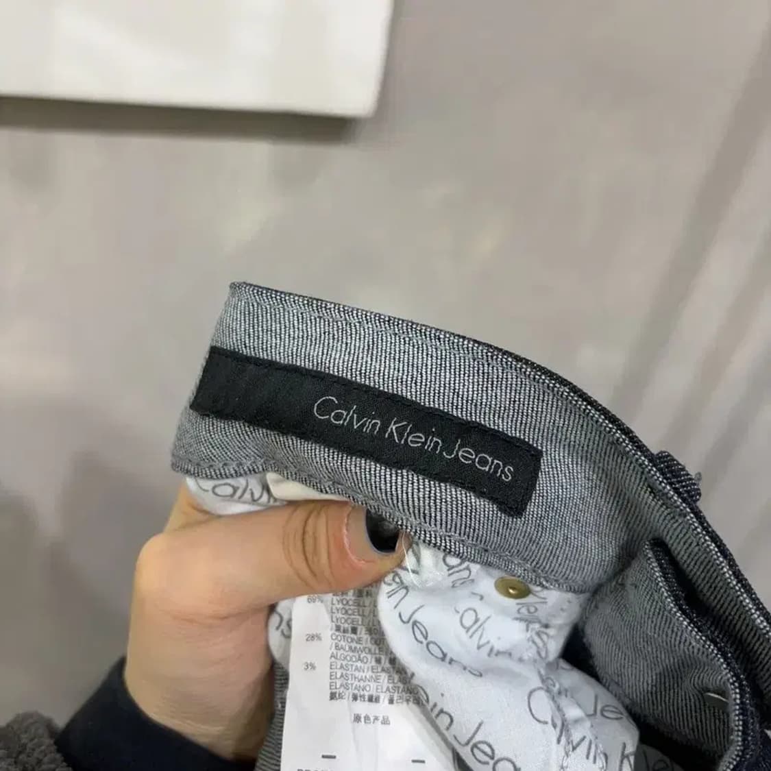 (27인치) 캘빈클라인 CK 여성 스키니 스판 진청바지 데님팬츠 상품이미지6