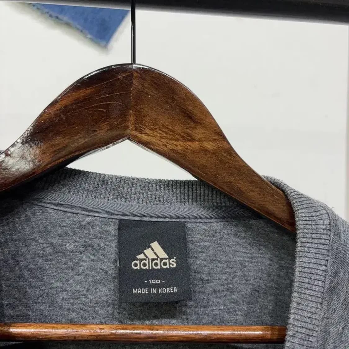 (100) 아디다스 캐주얼 네오프렌 프린팅 맨투맨 긴팔 티 상품이미지2