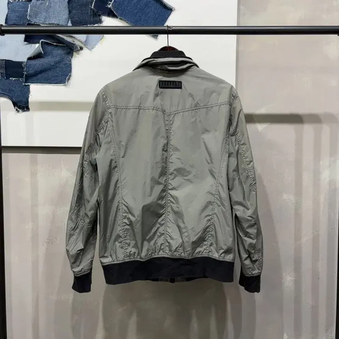 (105) 버커루 밀리터리 스트릿 바람막이 블루종 자켓 상품이미지4