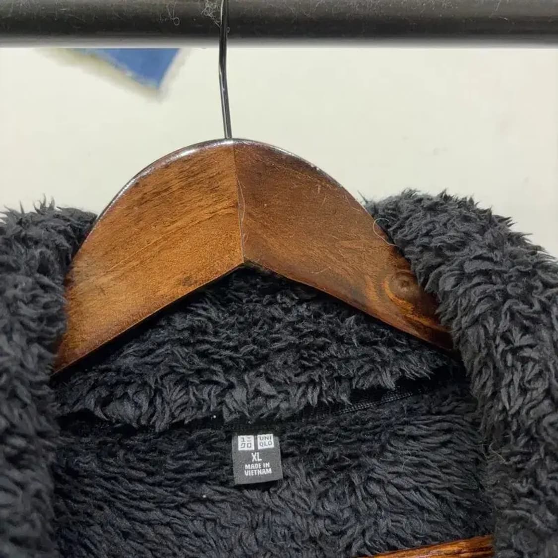 (105) 유니클로 캐주얼 양털 뽀글이 후리스 집업 자켓 상품이미지2