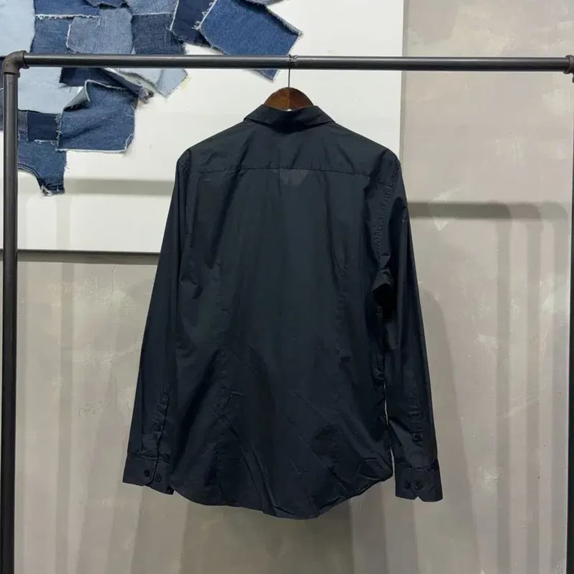 (105) H.M 흐앤므 클래식 캐주얼 슬림핏 셔츠 남방 상품이미지4