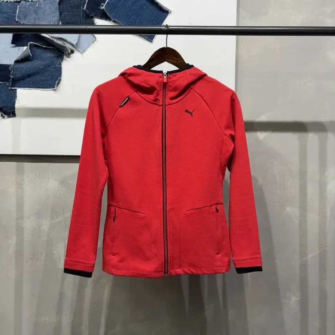 (90) 퓨마 여성 운동 스포츠 후드집업 자켓 상품이미지1