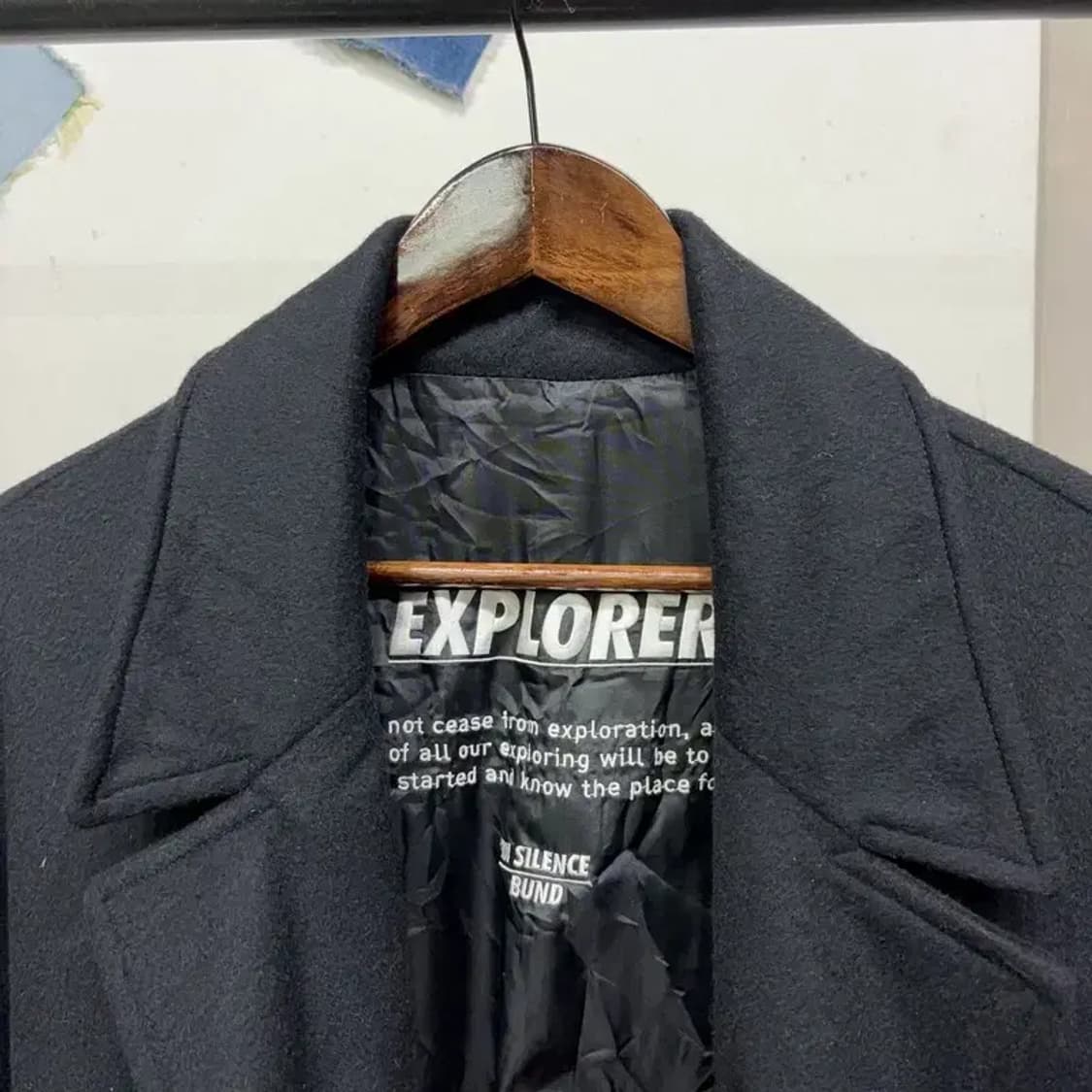 (100) 인사일런스 캐주얼 울 더블버튼 롱코트 상품이미지2