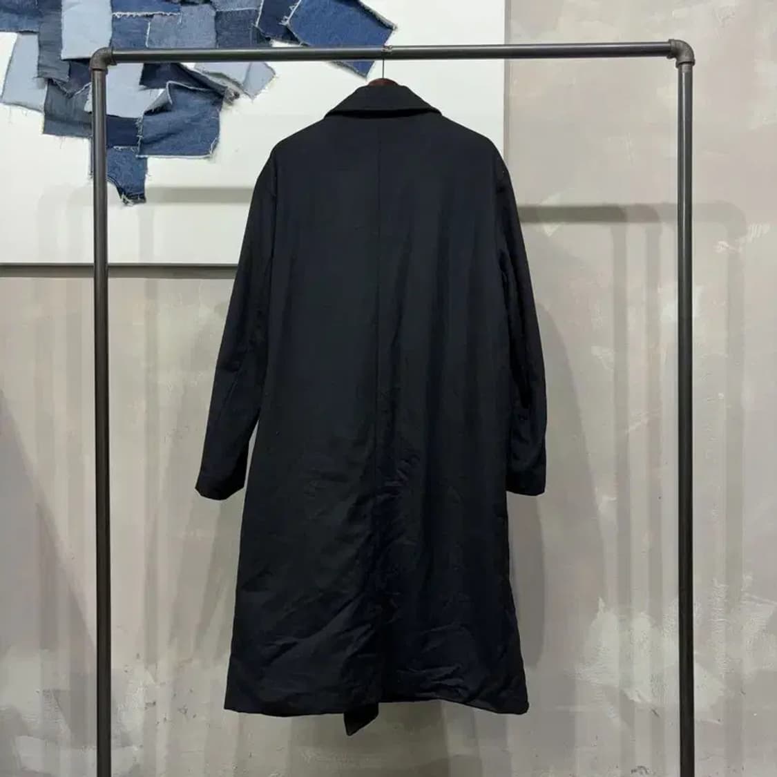 (100) 인사일런스 캐주얼 울 더블버튼 롱코트 상품이미지4