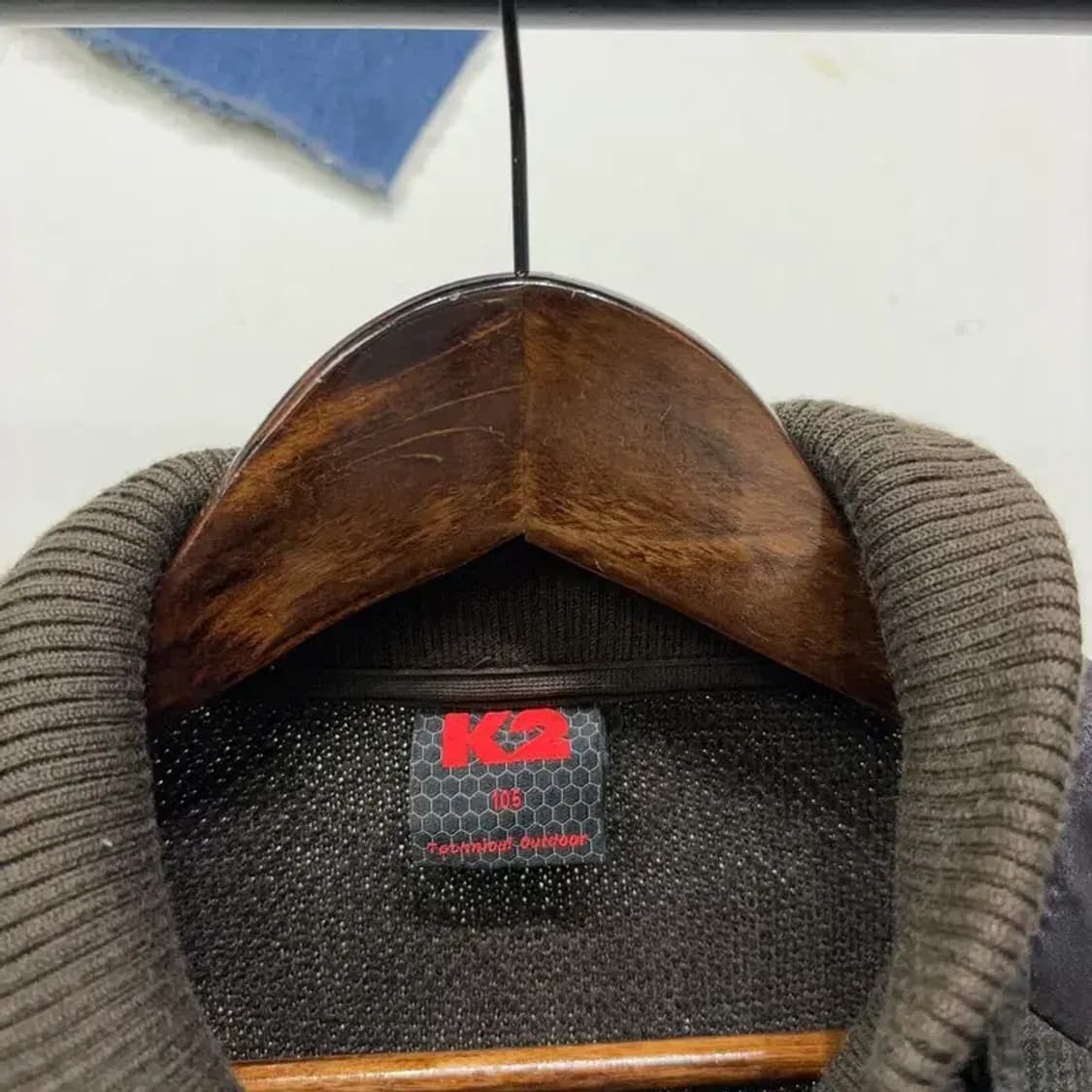 (105) K2 케이투 등산 구스다운 거위털 경량패딩 니트 자켓 상품이미지2