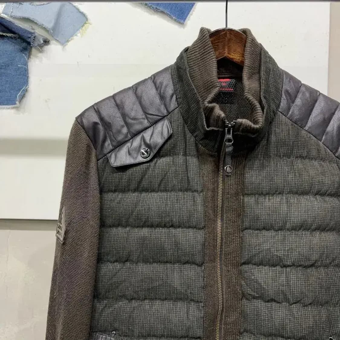 (105) K2 케이투 등산 구스다운 거위털 경량패딩 니트 자켓 상품이미지3