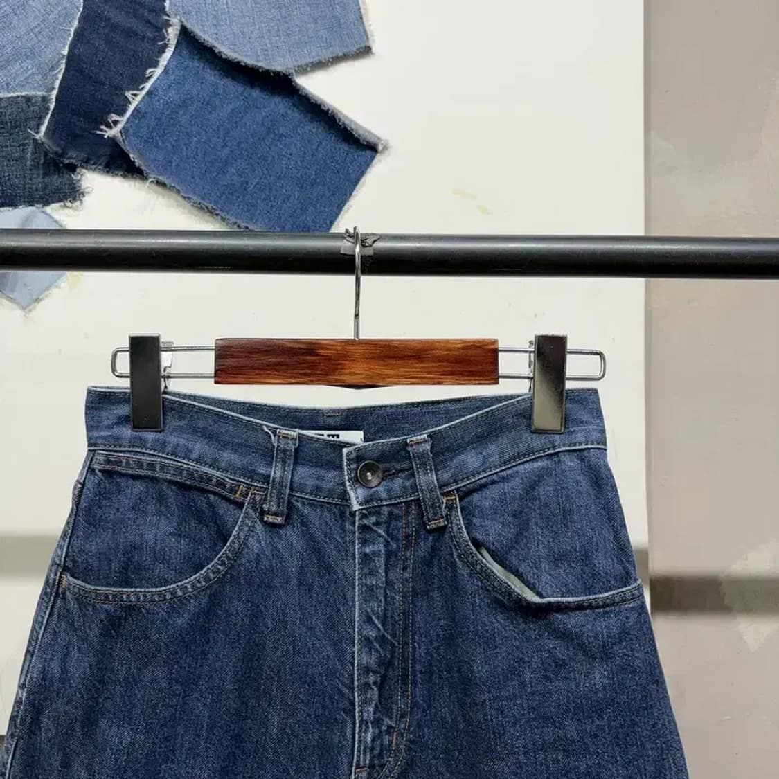 (24인치) 유니클로U 여성 캐주얼 커브드 청바지 데님팬츠 상품이미지2