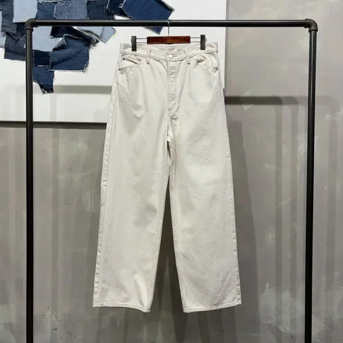 (29인치) 유니클로U 캐주얼 크림진 청바지 상품이미지1