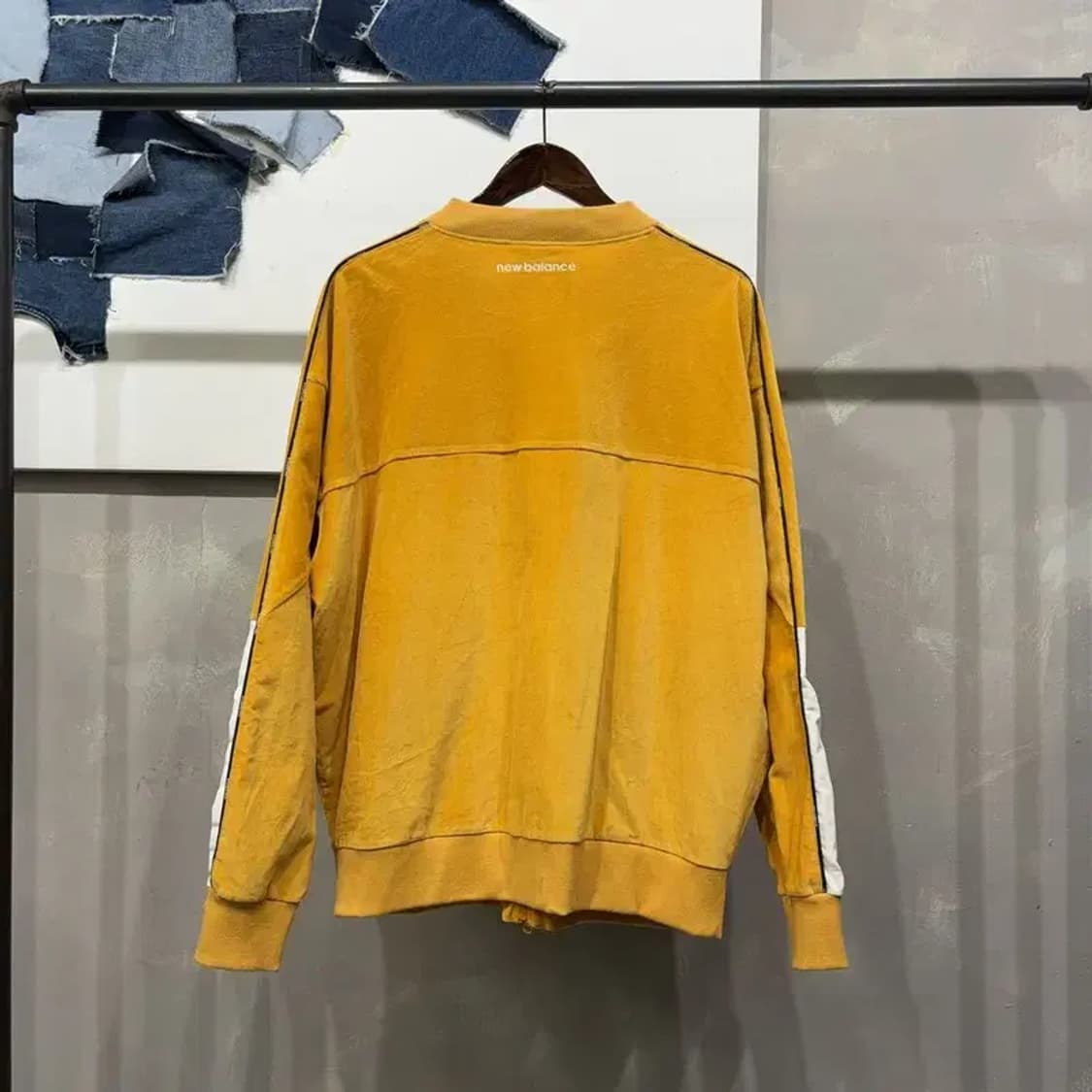 (105) 뉴발란스 스트릿 캐주얼 벨벳 코듀로이 집업 저지 자켓 상품이미지4