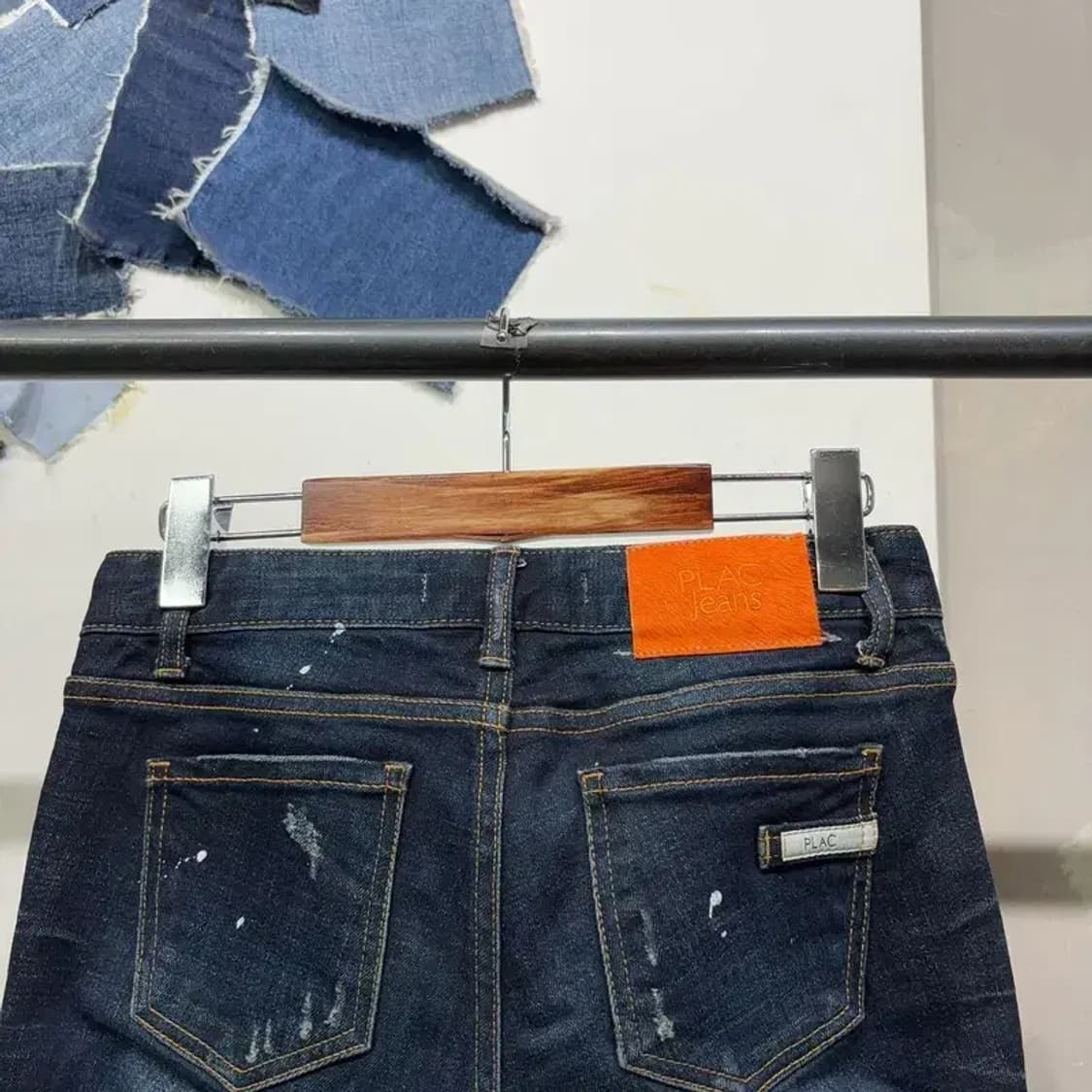 (25인치) 플랙진 여성 캐주얼 스판 워싱 진청바지 데님팬츠 상품이미지4