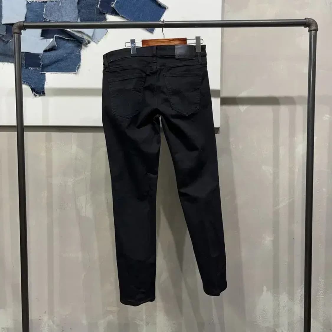 (32인치) 캘빈클라인 CK 캐주얼 스판 블랙진 흑청바지 상품이미지2