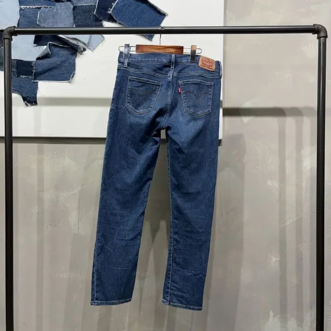 (28인치) 리바이스 여성 312 샤핑슬림 스판 약기모 청바지 상품이미지3