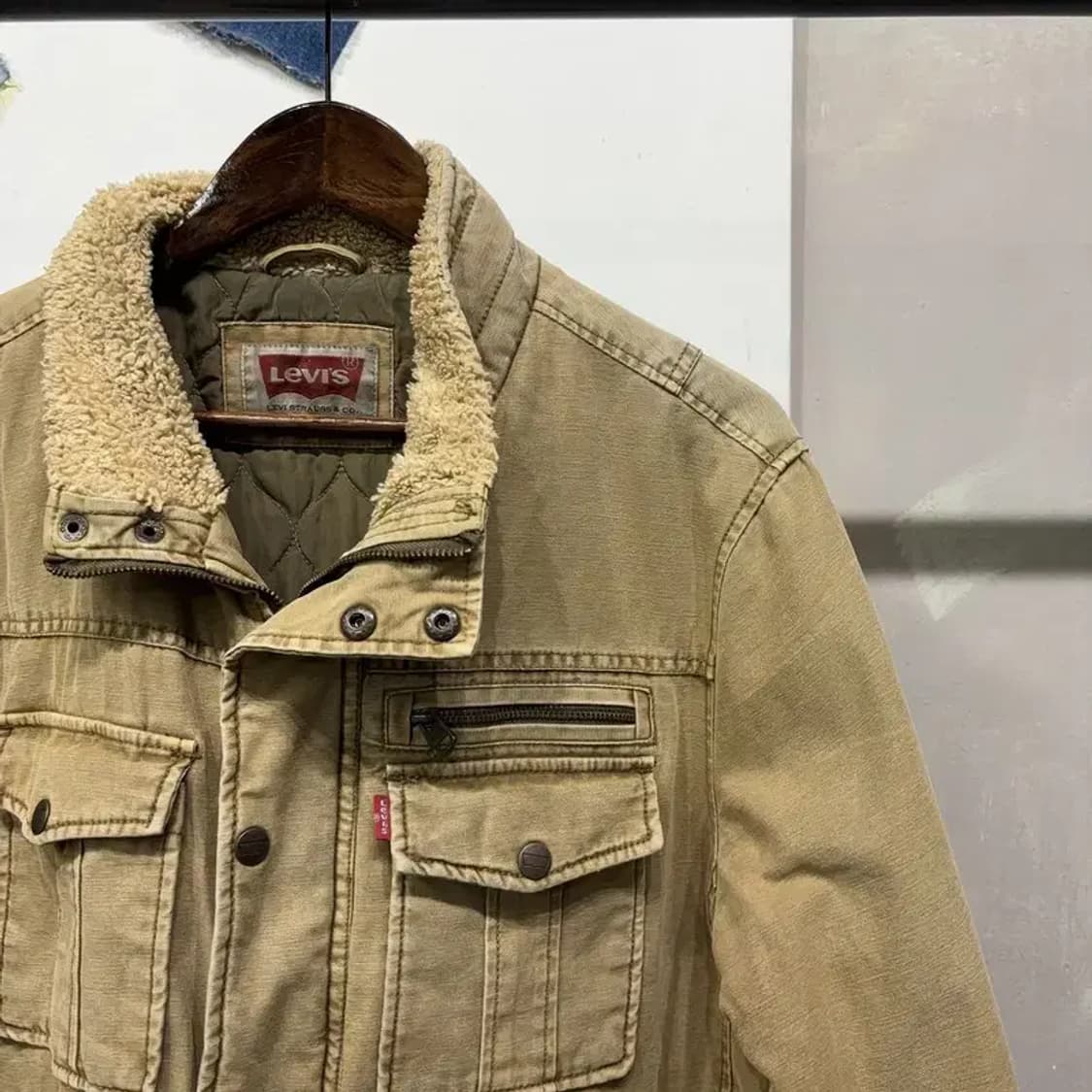 (100) 리바이스 캐주얼 누빔 쉐르파 트러커 자켓 상품이미지3
