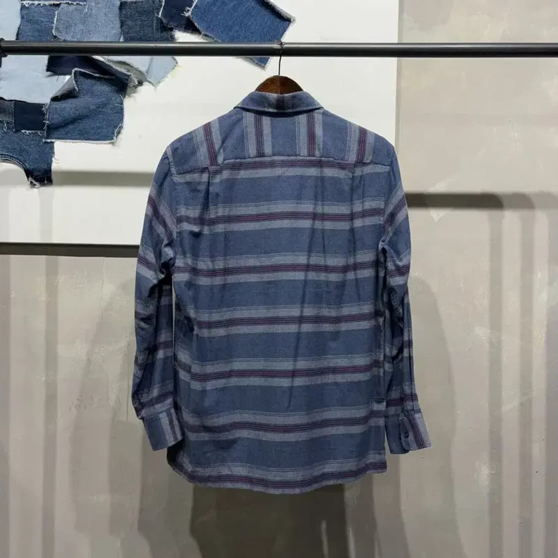 (105) 닥스 클래식 스트라이프 셔츠 남방 상품이미지4