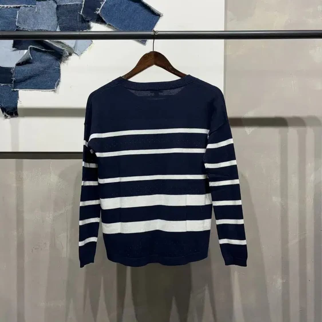 (80) GAP 갭 여성 캐주얼 스트라이프 니트 상품이미지4