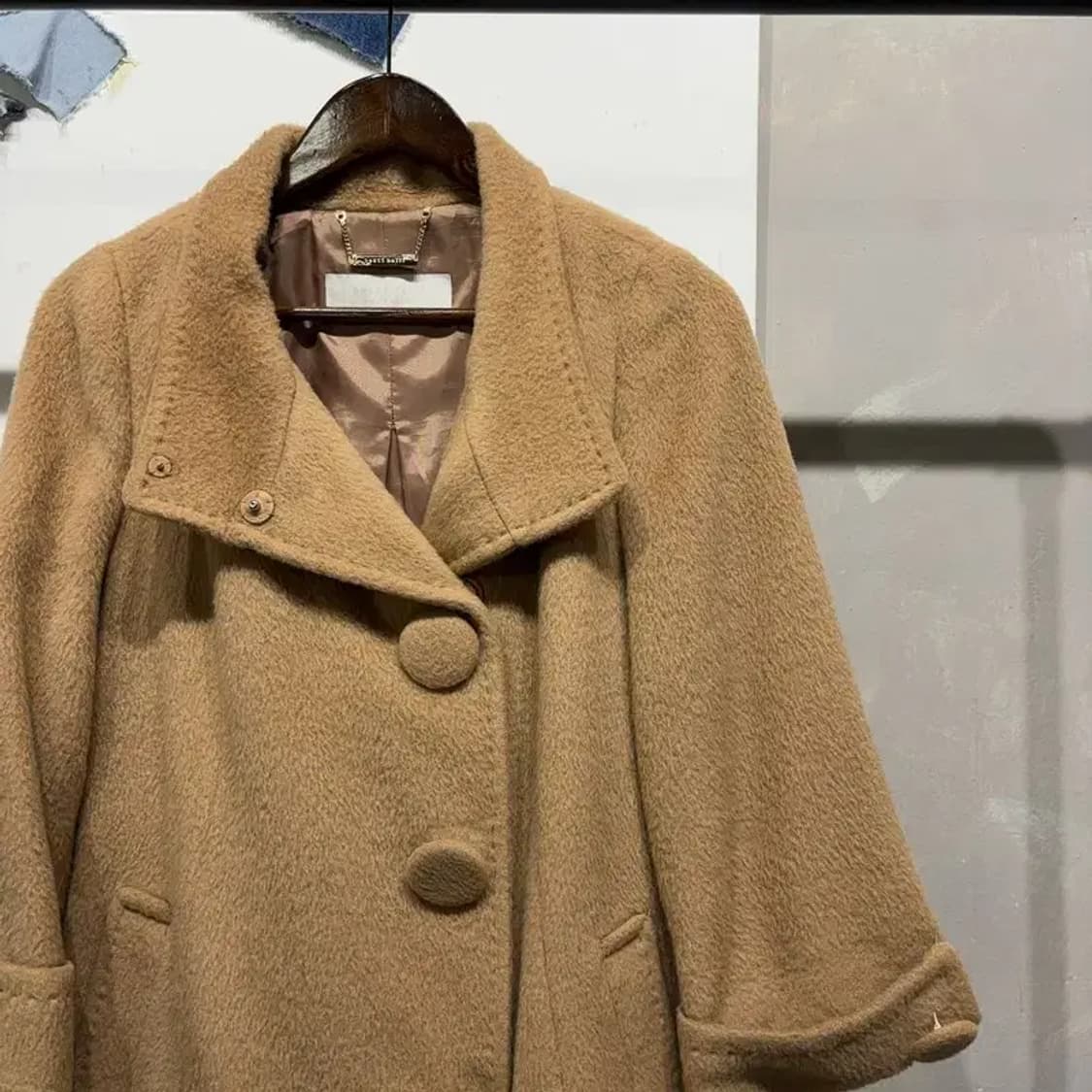 (66) 베스띠벨리 여성 캐주얼 울 알파카 하프 코트 상품이미지3