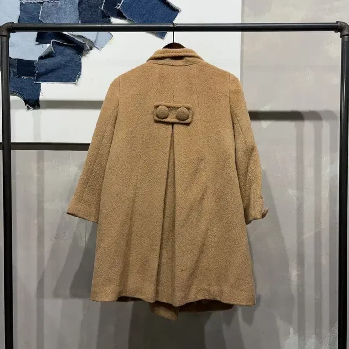 (66) 베스띠벨리 여성 캐주얼 울 알파카 하프 코트 상품이미지4