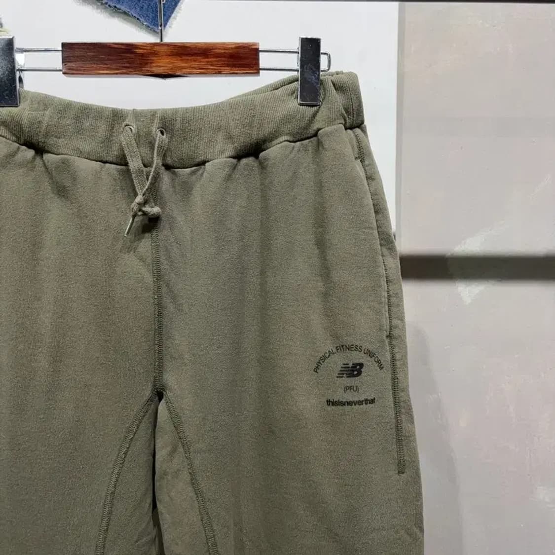 (30~32인치) 디스이즈네버댓X뉴발란스 밴딩 조거팬츠 운동바지 상품이미지5