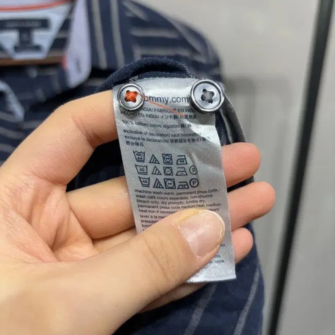 (105) 타미힐피거 캐주얼 스트라이프 셔츠 남방 상품이미지5