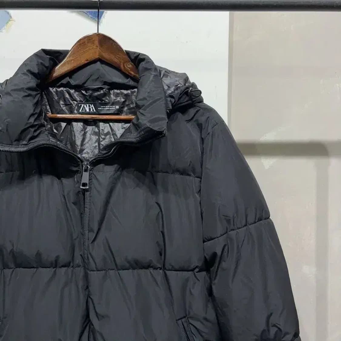 (95) 자라 ZARA 캐주얼 클래식 다운 후드 롱패딩 상품이미지3