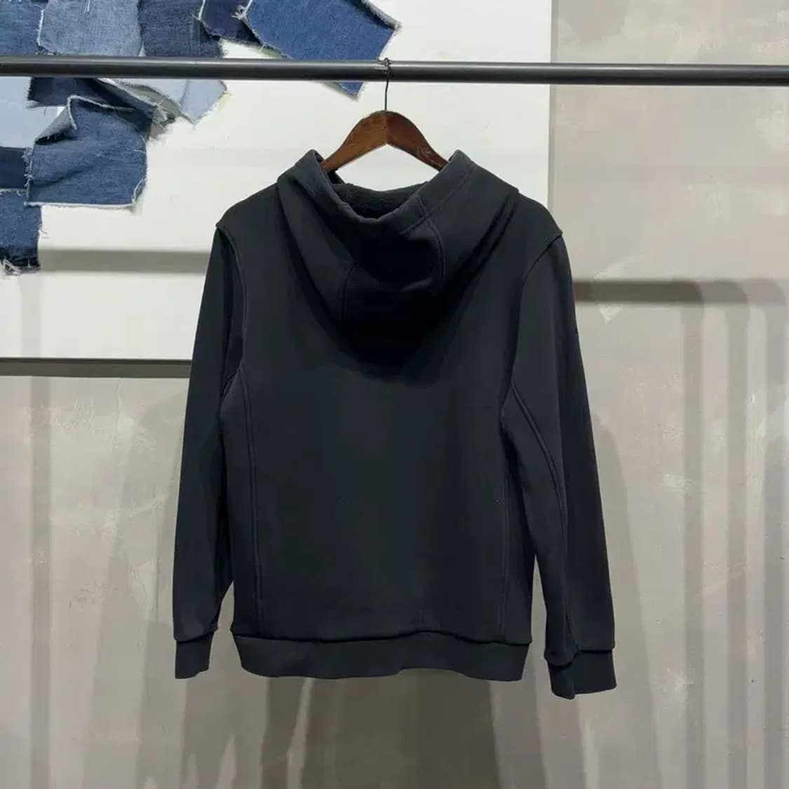 (95) 데상트 캐주얼 프린팅 기모 후드티 상품이미지4