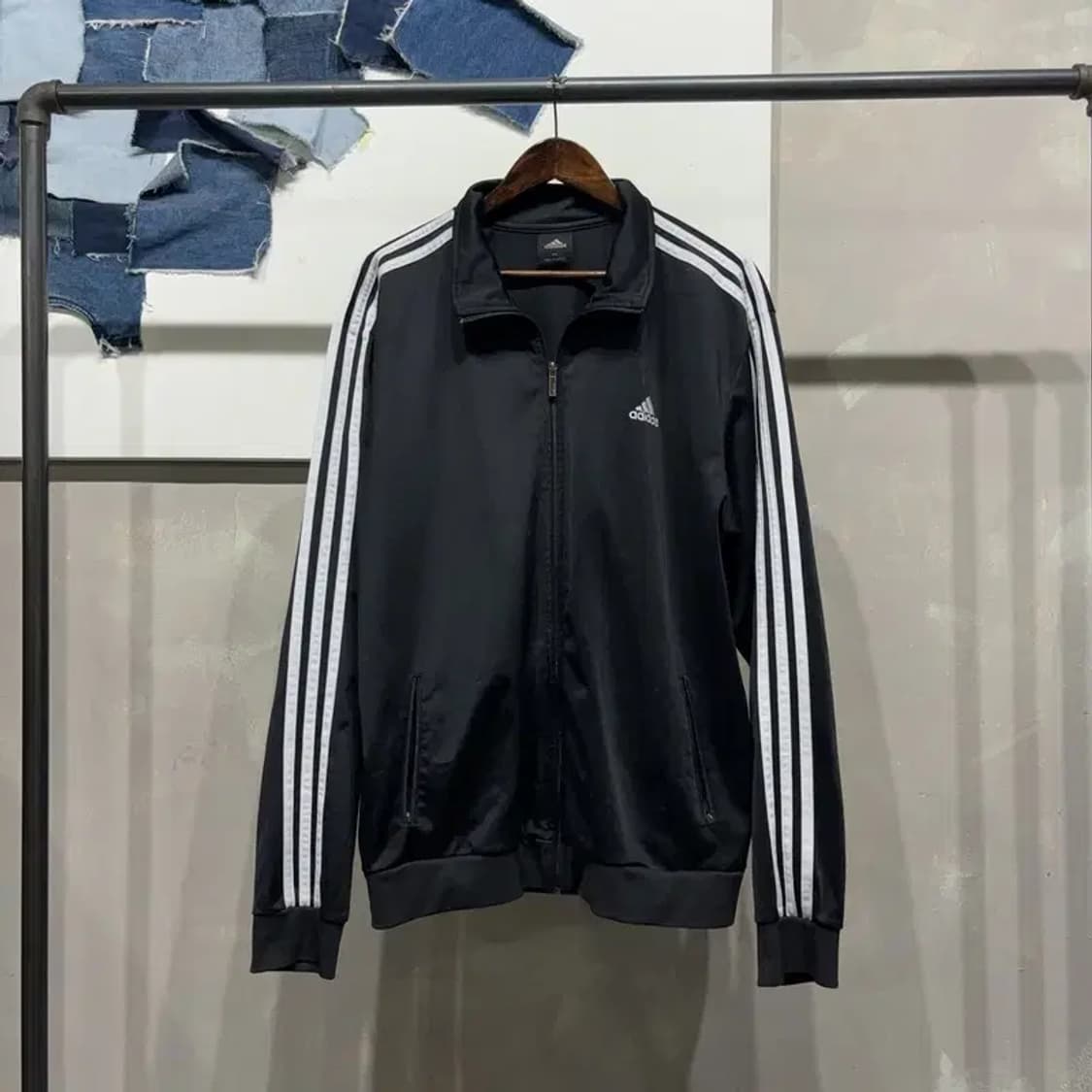 (110) 아디다스 스트릿  캐주얼 저지 집업 자켓 상품이미지1