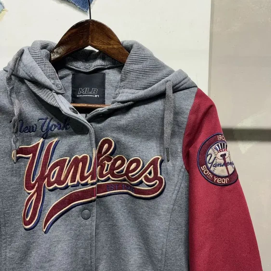 (90) MLB 뉴욕양키스 스트릿 야구잠바 바시티자켓 상품이미지3