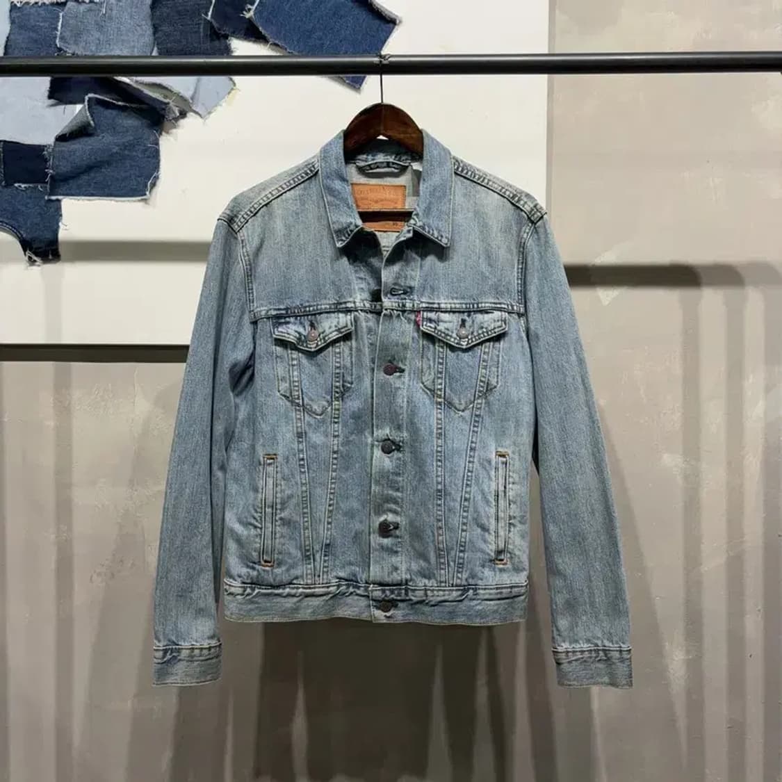 (95) 리바이스 캐주얼 데님 트러커 연청자켓 상품이미지1
