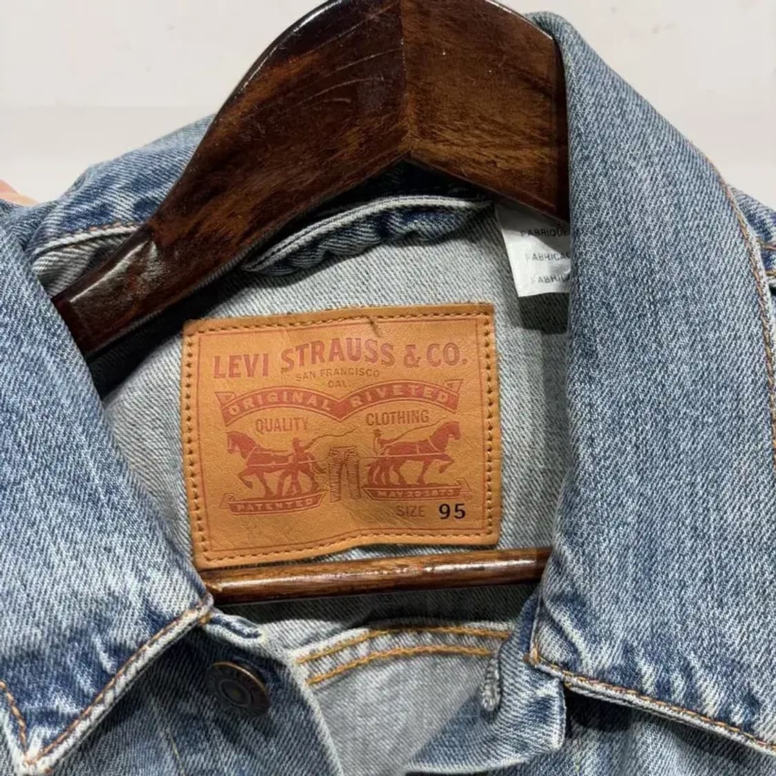 (95) 리바이스 캐주얼 데님 트러커 연청자켓 상품이미지2
