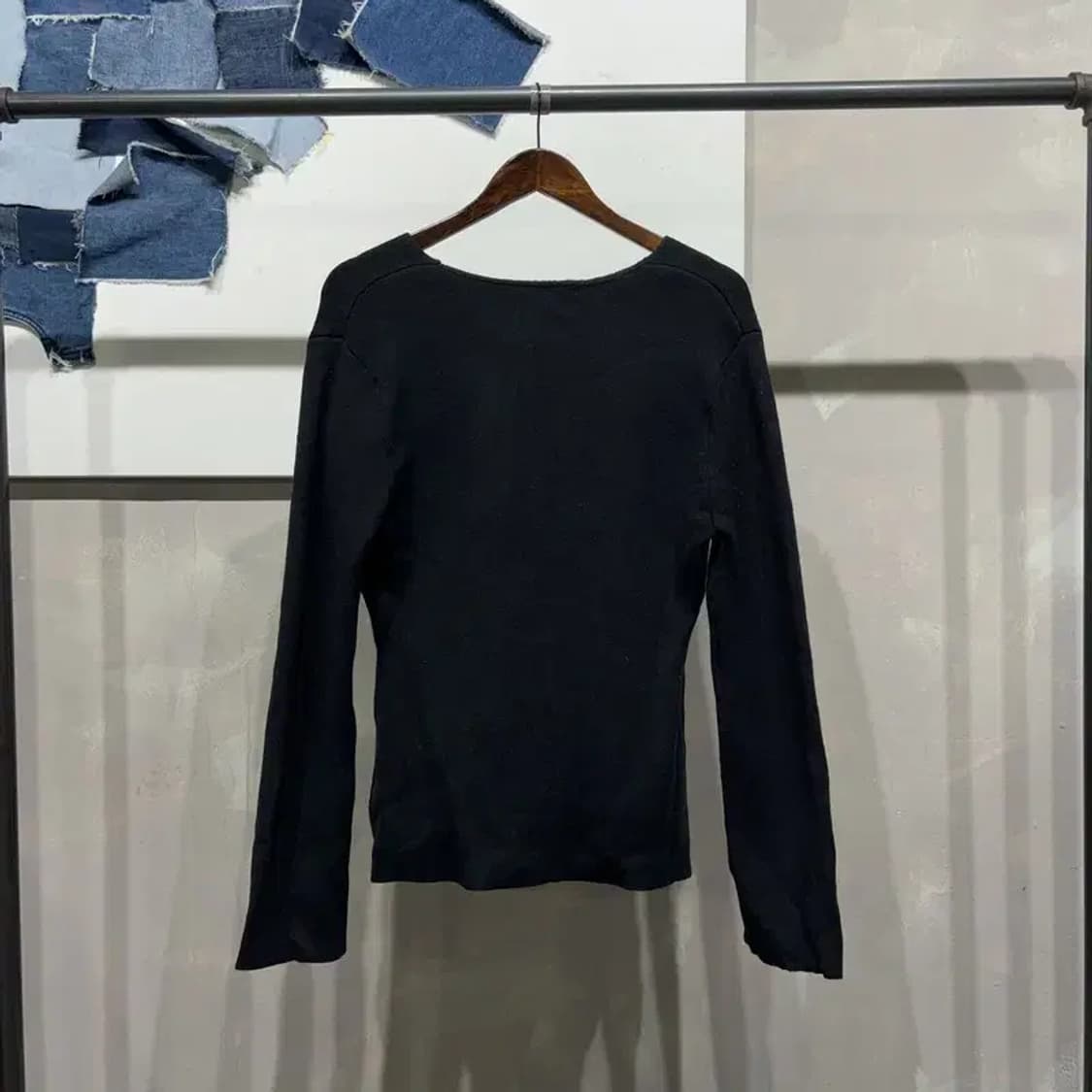 (100) 미쏘 MIXXO 여성 캐주얼 페플럼 니트 가디건 상품이미지4