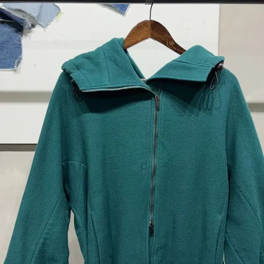 (95) 시스템 한섬 여성 캐주얼 울 투웨이 벨티드 롱 코트 상품이미지3