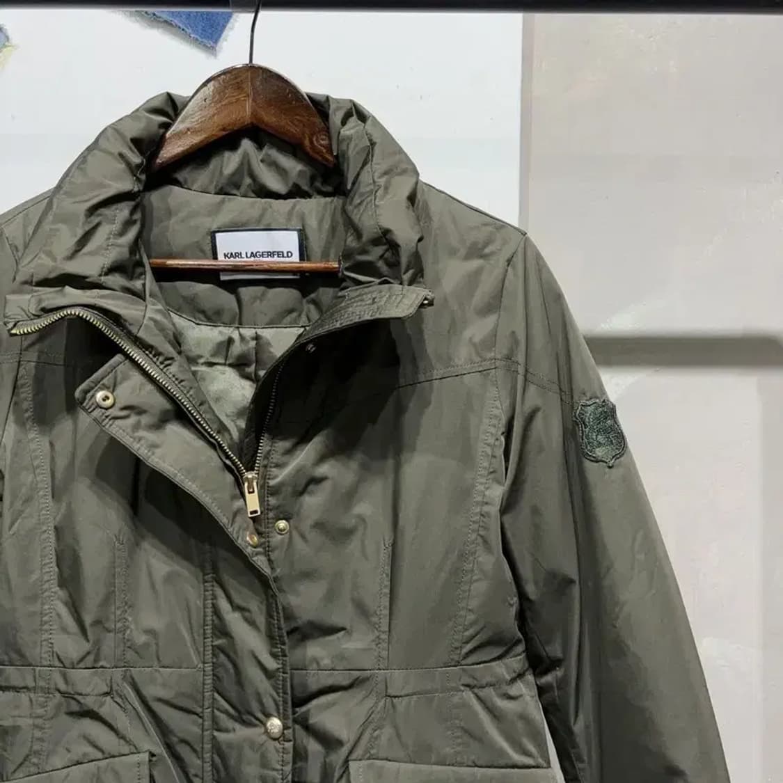 (66) 칼라거펠트 여성 캐주얼 구스다운 거위털 패디드 롱 코트 상품이미지3