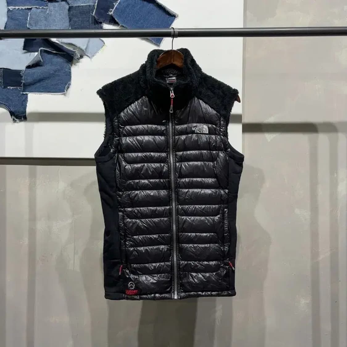 (100) 노스페이스 여성 등산 서밋시리즈 구스다운 후리스 경량패딩 조끼 상품이미지1