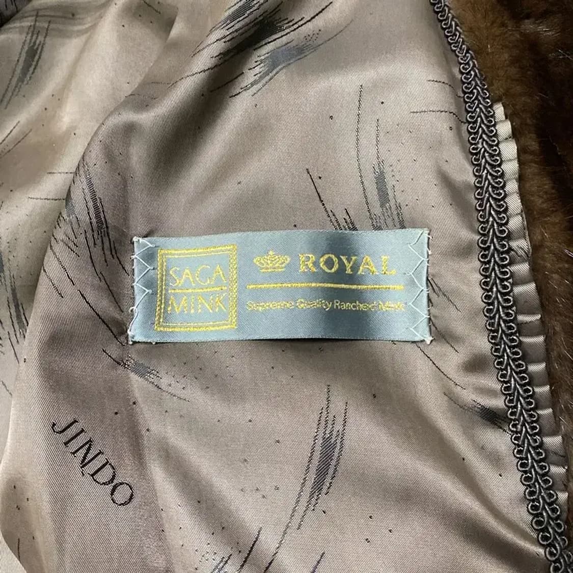 (95) 진도모피 여성 로열 사가 천연 밍크 모피 롱 털 코트 상품이미지5