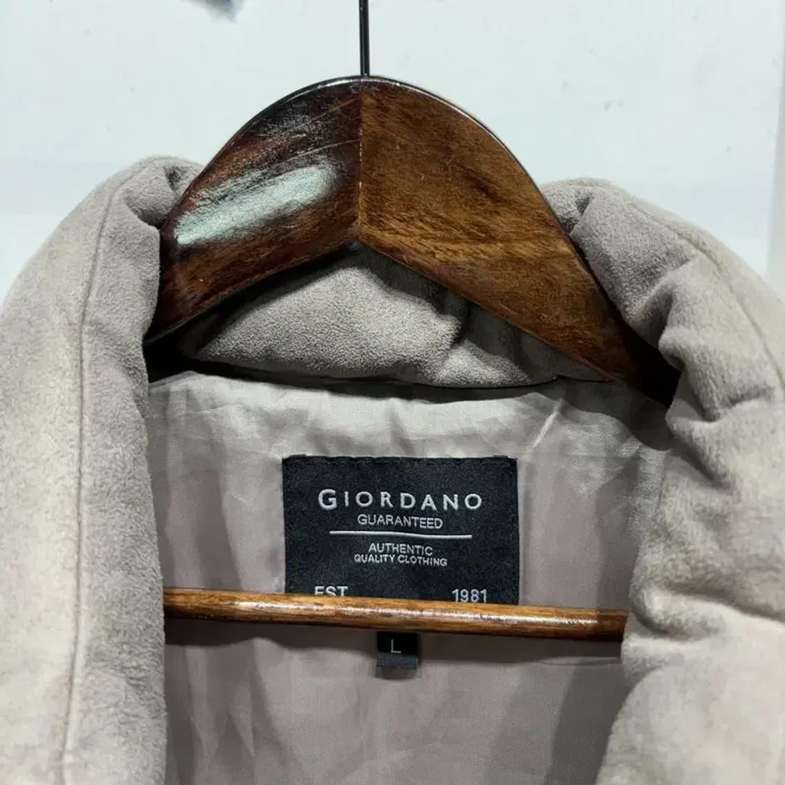 (100) 지오다노 캐주얼 스웨이드 패딩 조끼 상품이미지2