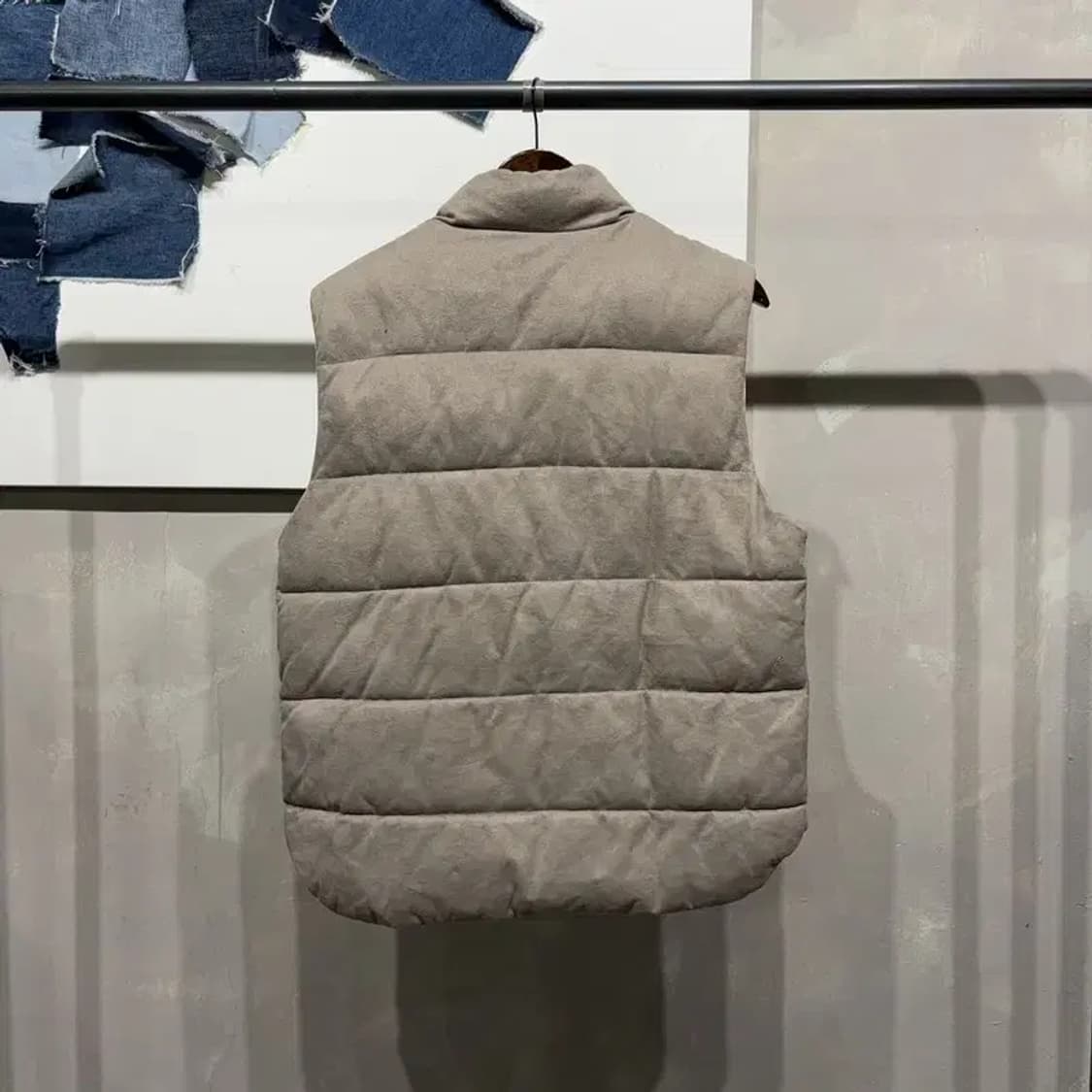 (100) 지오다노 캐주얼 스웨이드 패딩 조끼 상품이미지4