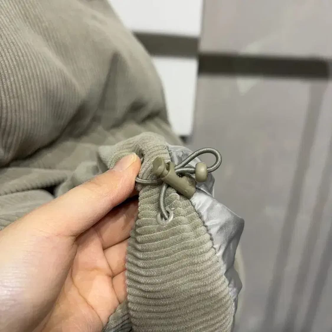 (85) 코드그라피 여성 캐주얼 후리스 코듀로이 패딩 상품이미지5