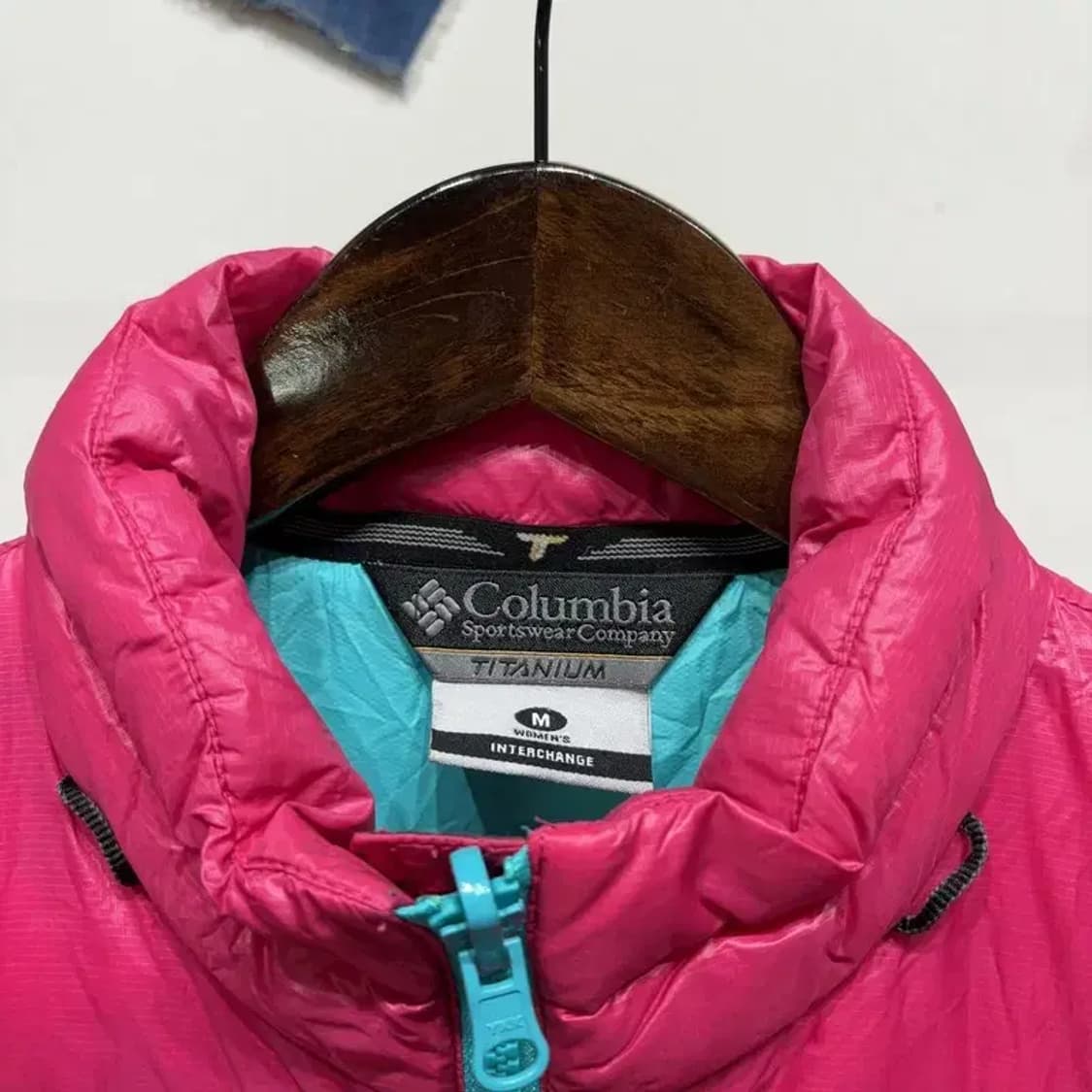 (95) 콜롬비아 여성 등산 아웃도어 구스다운 거위털 패딩 조끼 상품이미지2