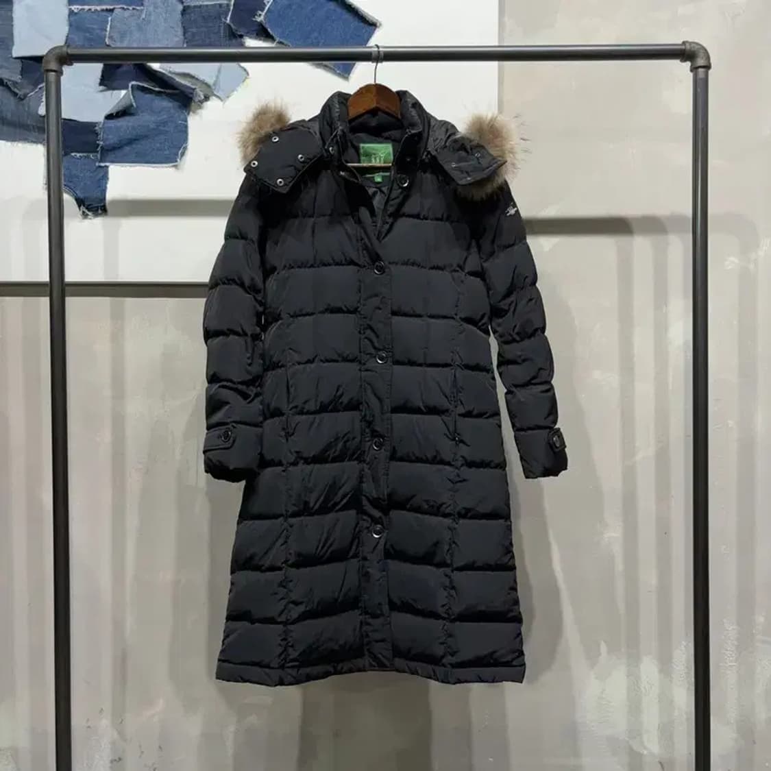 (90) 헨리코튼 여성 골프 덕다운 오리털 롱 패딩 상품이미지1