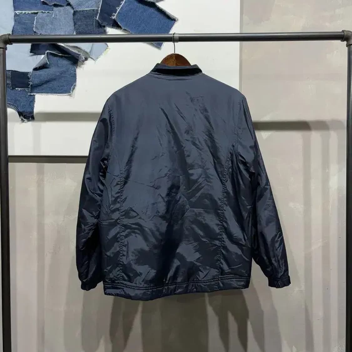 (95) 나이키 캐주얼 운동 자수 네이비 패딩 바람막이 자켓 상품이미지4