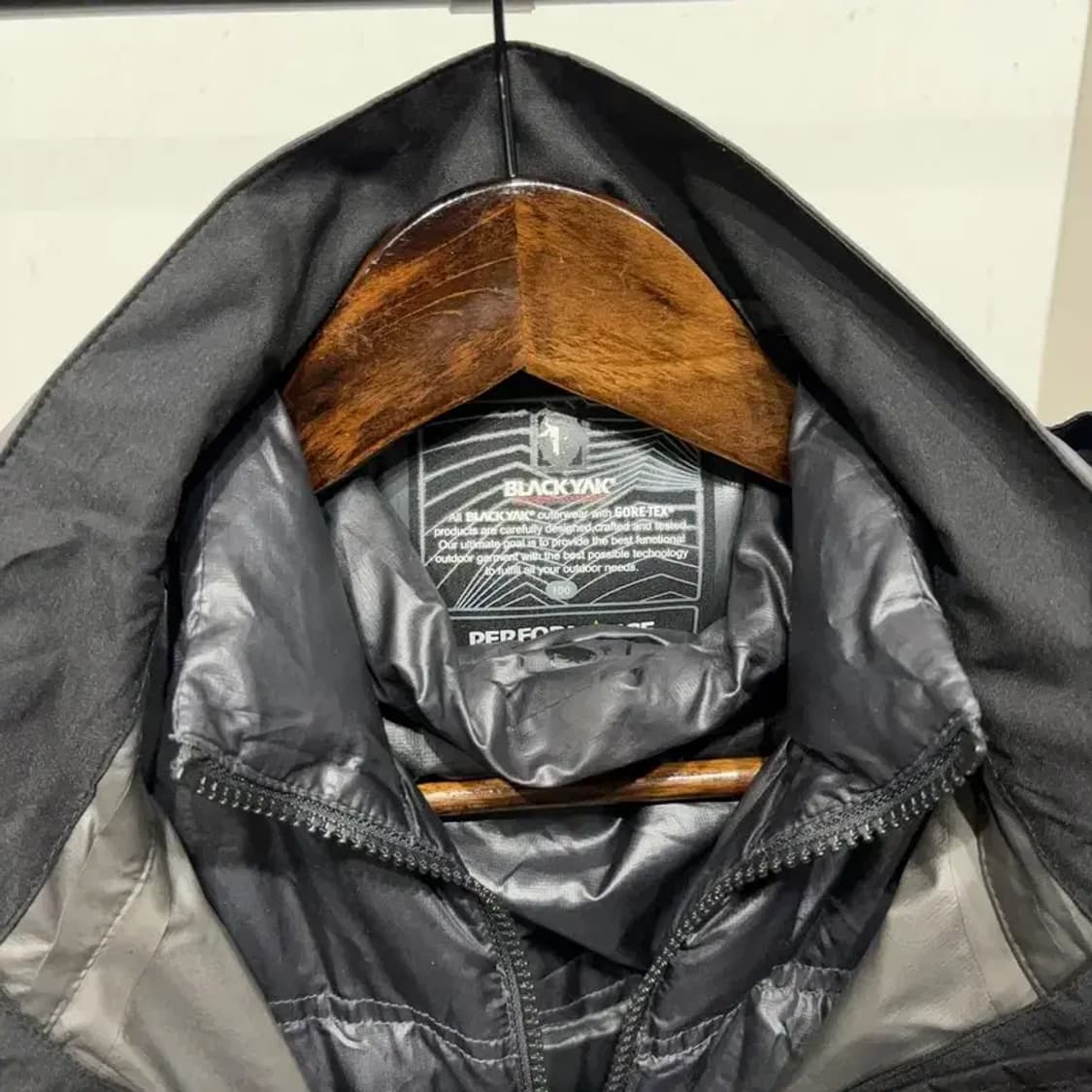 (100) 블랙야크 등산 아웃도어 덕다운 오리털 패딩 바람막이 자켓 상품이미지3