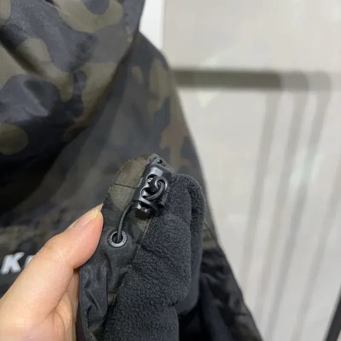 (110) NBA 뉴욕닉스 농구 카모 후드 패디드 바람막이 자켓 상품이미지5