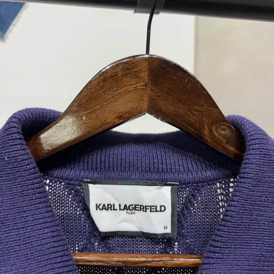 (90) 칼라거펠드 여성 캐주얼 케이블 꽈배기 7부 니트 상품이미지2