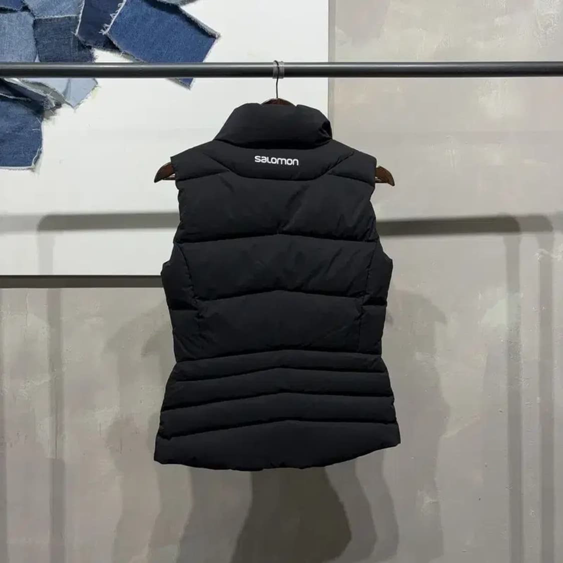 (90) 살로몬 여성 스트릿 캐주얼 덕다운 오리털 패딩조끼 상품이미지4