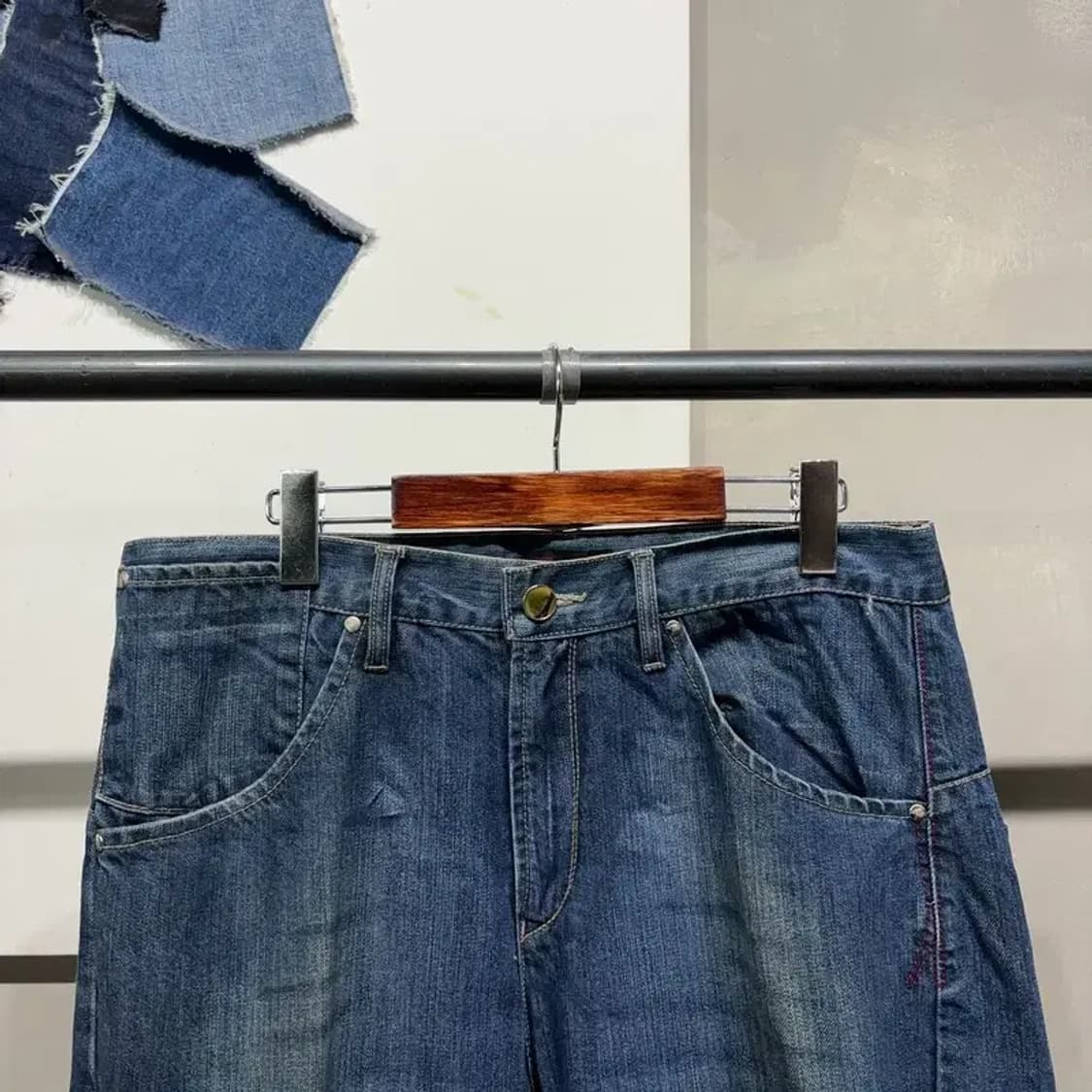 (34인치) 리바이스 엔지니어드진 빈티지 워싱 청바지 데님팬츠 상품이미지2