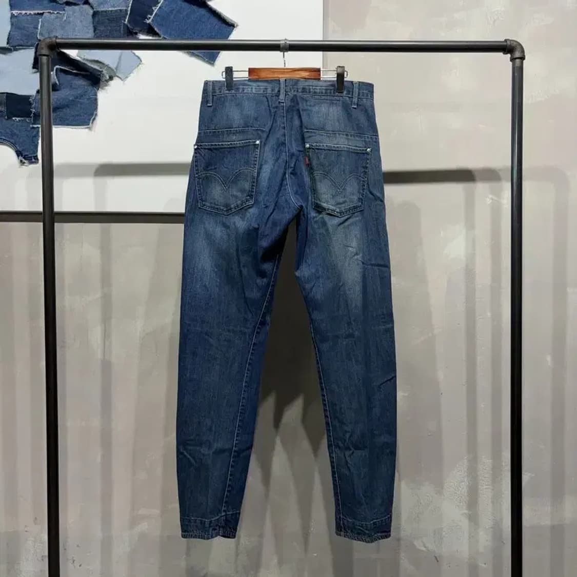 (34인치) 리바이스 엔지니어드진 빈티지 워싱 청바지 데님팬츠 상품이미지3